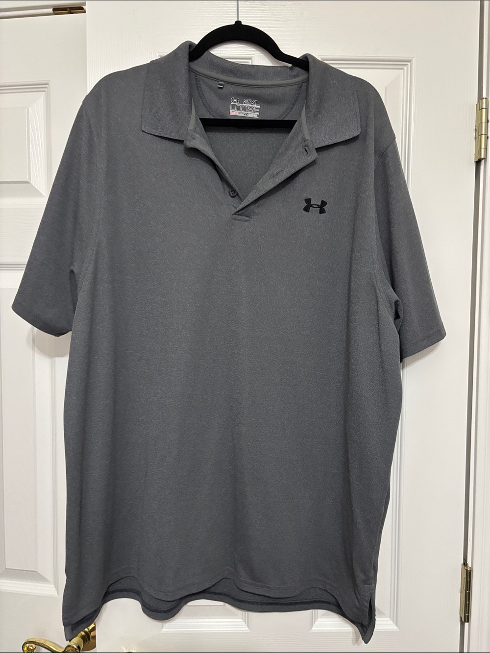 Under Armour Men's Dark Gray Performance Polo